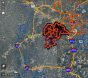 Neighborhoods identified for stormwater system retrofits or restorations in Durham.