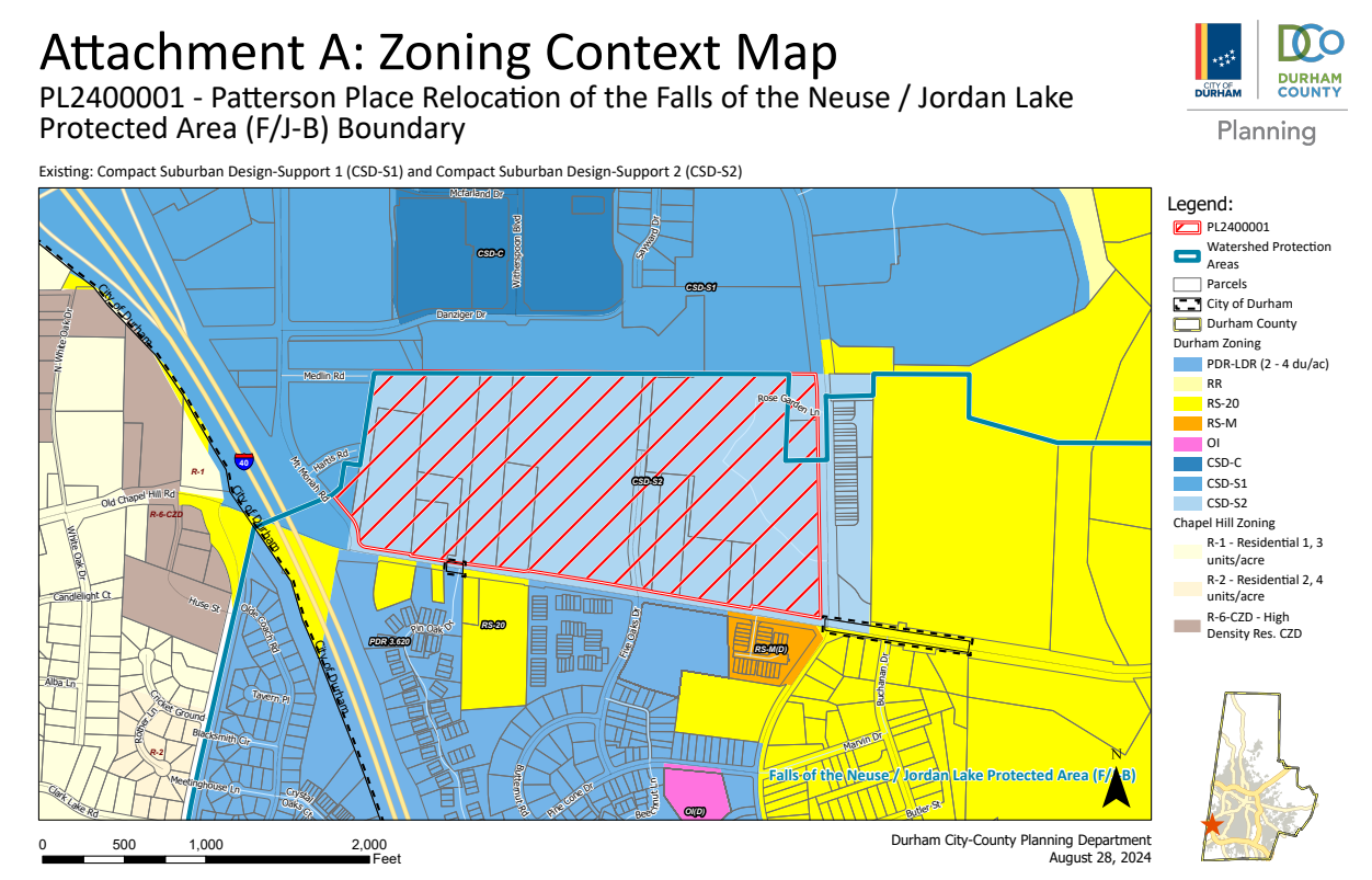 Patterson Place Parcels Could Lose Watershed Protection Designation ...